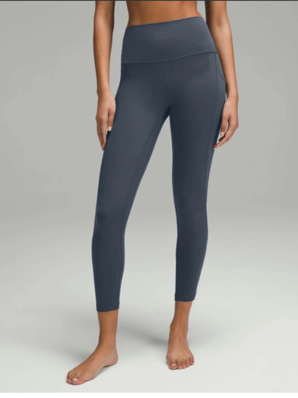 lululemon athletica High-Rise 25” Leggings in Iron Blue - Picture 1 of 5